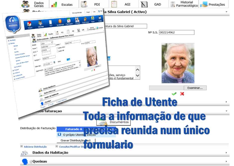 ASISGES.COM Ficha de Utente