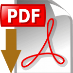 ícone de download de pdf