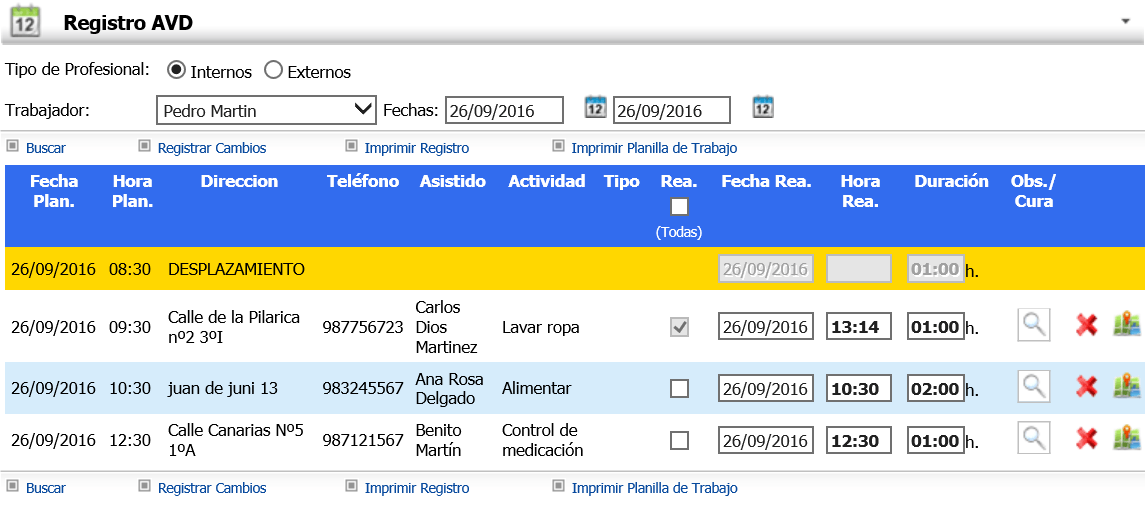 ASISGES.COM Ruta de trabajo