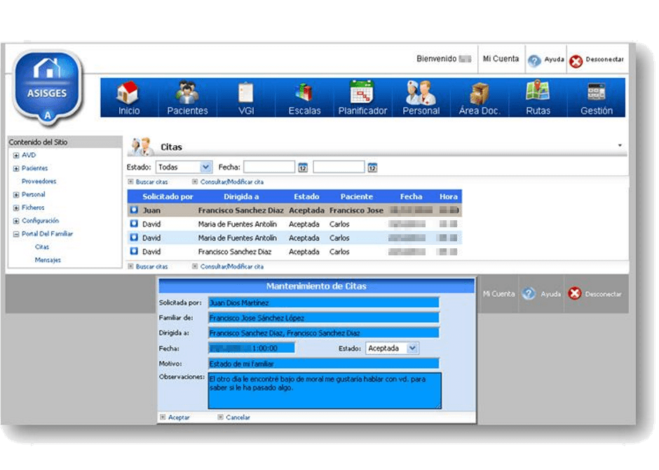 ASISGES.COM El Portal del Familiar